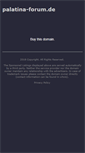 Mobile Screenshot of palatina-forum.de